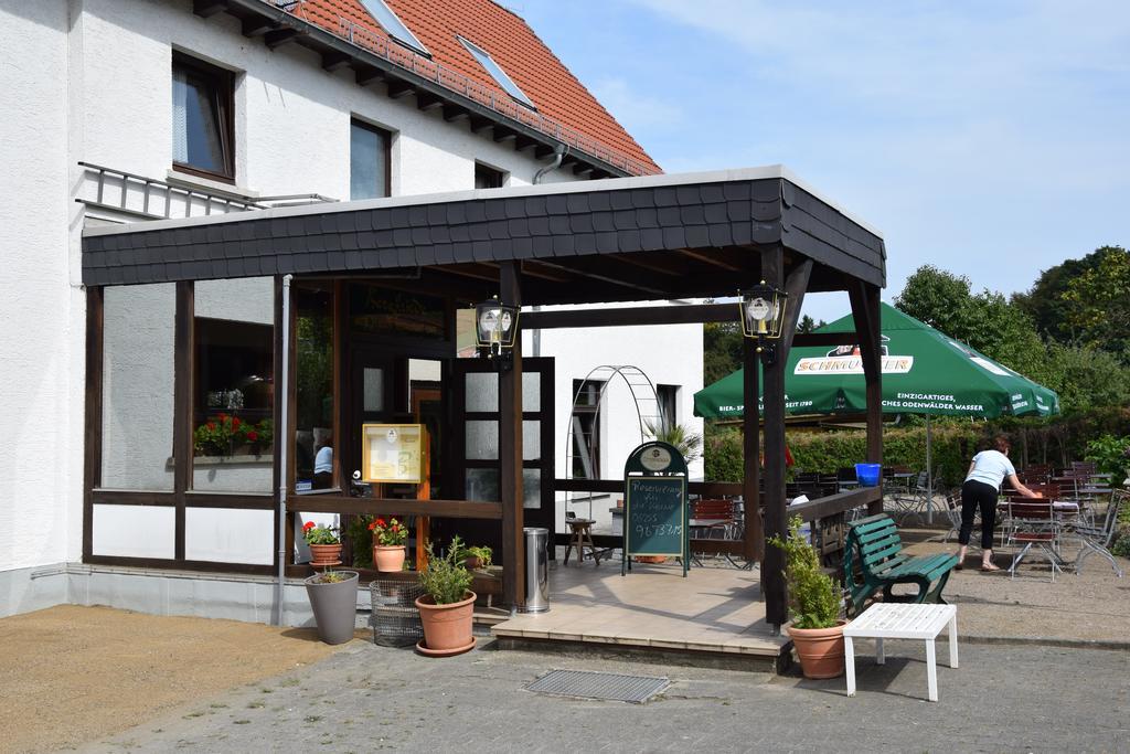 Gasthof Bergfriede Lindenfels Exterior photo